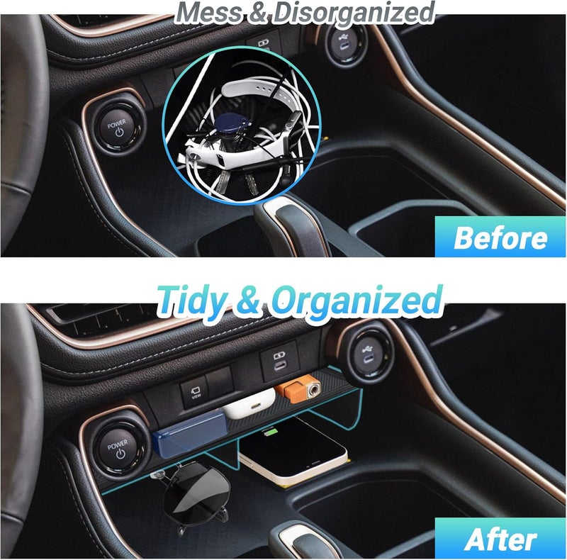 Sinminou Center Console Organizer Compatible with 2023-2025 2026 Toyota Grand Highlander Interior Accessories, Console Organizer Tray for Cell Phone and Vehicle Key - Image 3